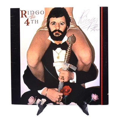 Lot 90 - Ringo Starr, Ringo the 4th, 12" vinyl, signed