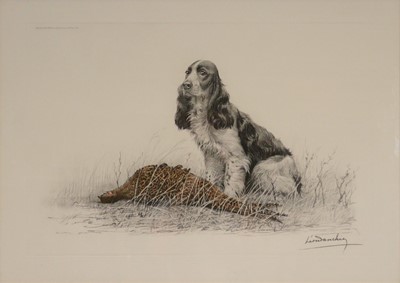 Lot 320 - After Leon Danchin, Dog and pheasant