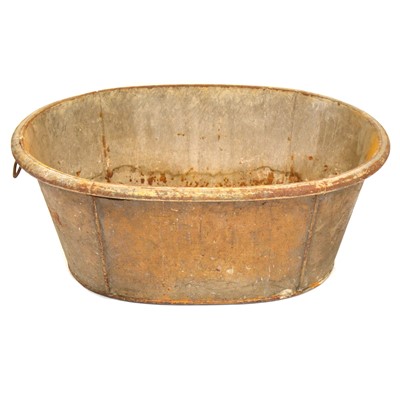 Lot 603 - Two old tin baths