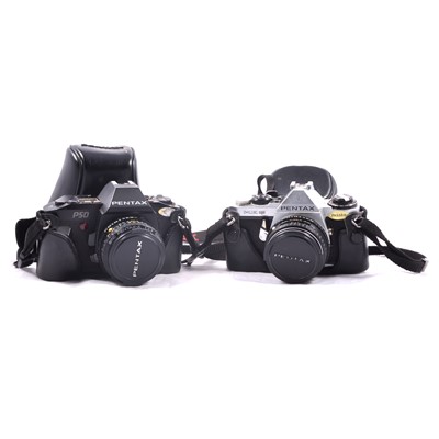 Lot 215 - Pentax P50 SLR camera and Pentax ME Super camera.