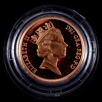 Lot 130c - Full Gold Proof Sovereign Coin, Elizabeth II 1996.