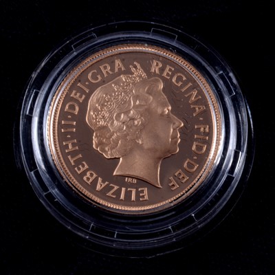 Lot 130d - Full Gold Proof Sovereign Coin, Elizabeth II 1999.