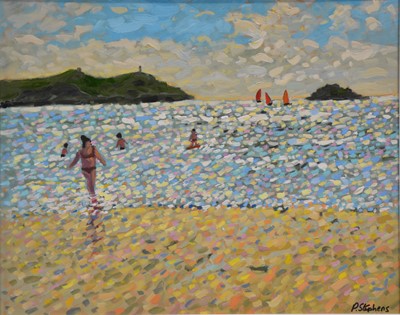 Lot 356 - Paul Stephens, Holiday Paddle, Cornwall