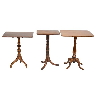 Lot 484 - Three Victorian mahogany wine tables