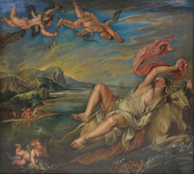 Lot 160 - A Navarro after Peter Paul Rubens, Rape of Europa