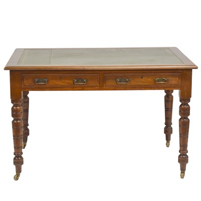 Lot 477 - Victorian walnut library table