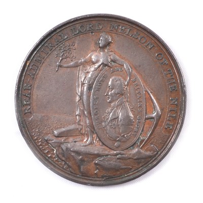 Lot 289 - Battle of the Nile, Davisons's Medal 1798.