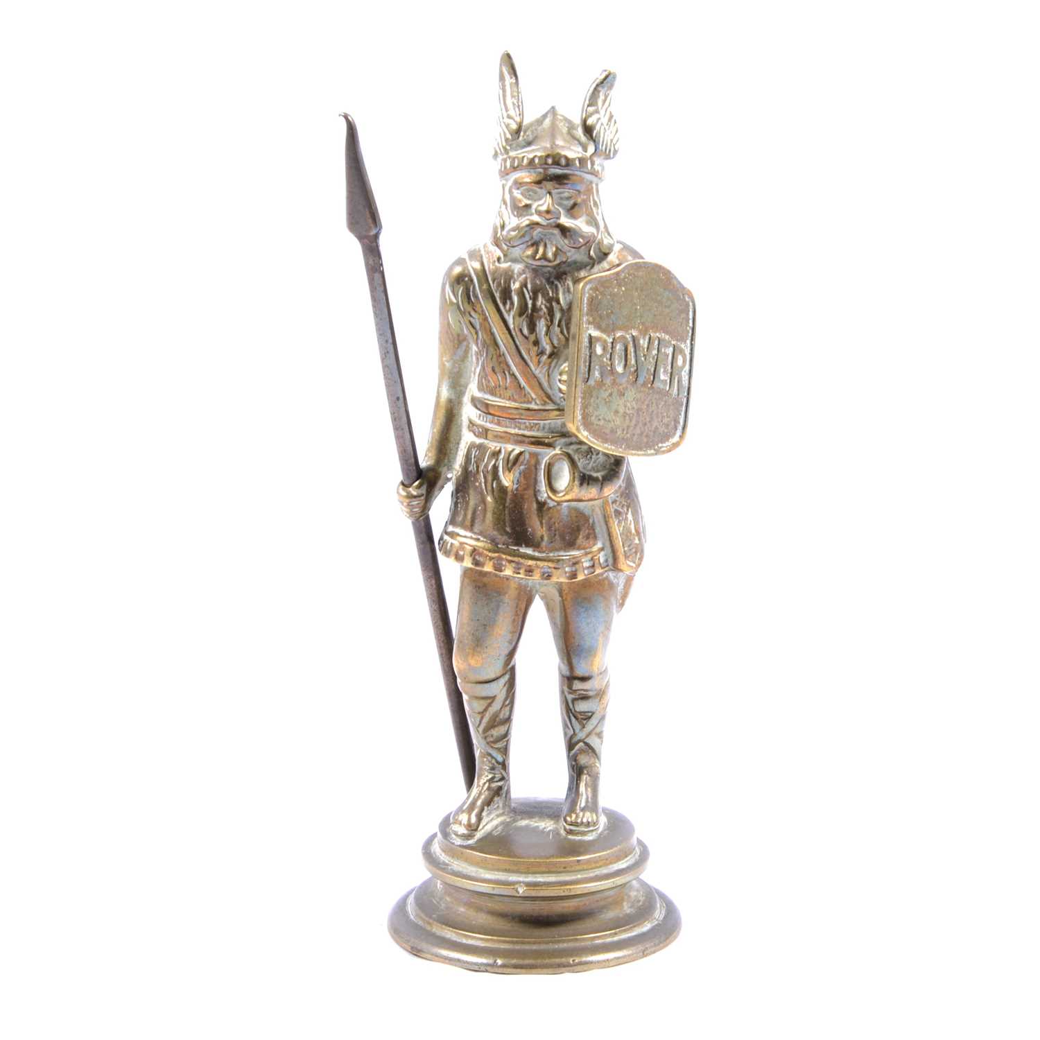 Lot 110 - Rover 'Viking' cast brass car mascot, circa