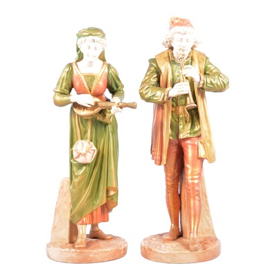 Lot 42 - Pair of Royal Worcester figures