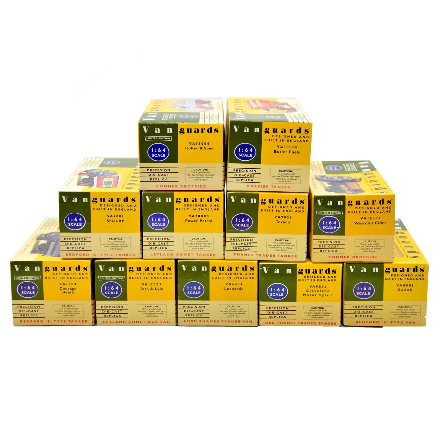 Lot 188 - Eleven Lledo Vanguard die-cast models, boxed