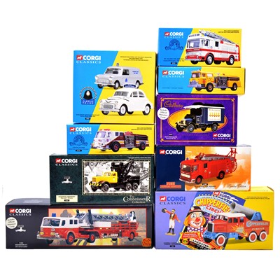 Lot 116 - Nine Corgi die-cast models, boxed