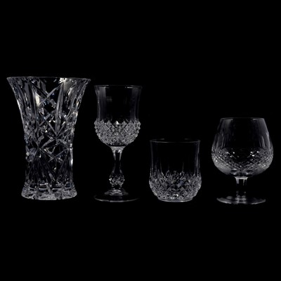 Lot 182 - Collection of table glasses and other glasswares.