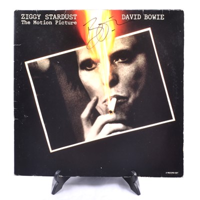 Lot 95 - David Bowie, Ziggy Stardust - The Motion Picture, 2-record 12" vinyl, signed