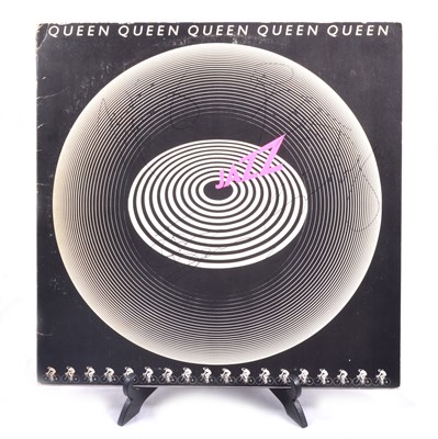 Lot 97 - Queen, Jazz, 12" vinyl record, signed by four band members