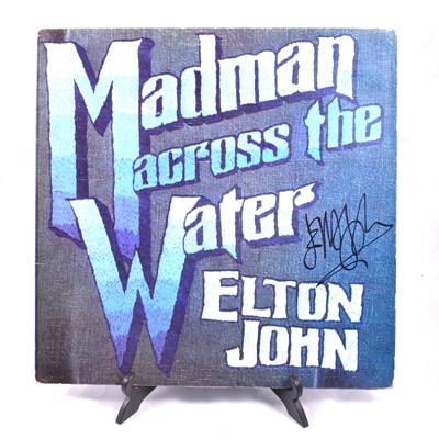 Lot 99 - Elton John, three signed 12" vinyl albums
