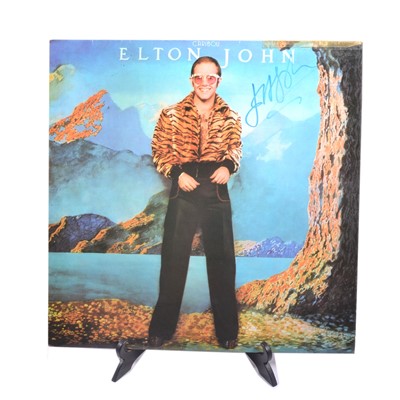 Lot 99 - Elton John, three signed 12" vinyl albums