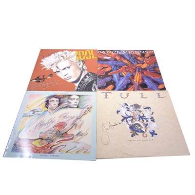 Lot 105 - Four signed 12" vinyl records - Rock