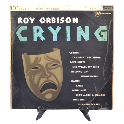 Lot 106 - Roy Orbison, Crying, 12" vinyl album, signed