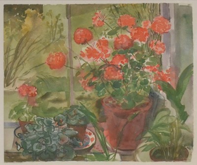 Lot 473 - Anna Butt (Anna Adams), Scarlet Geranium.