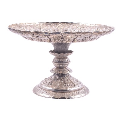 Lot 408 - Victorian silver comport, Sibray, Hall & Co, Sheffield 1883.