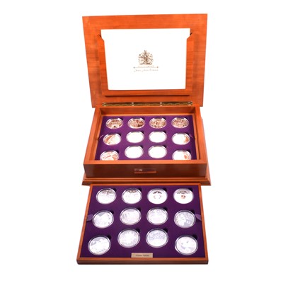 Lot 340 - Royal Mint Queen Elizabeth II Golden Jubilee coin collection.