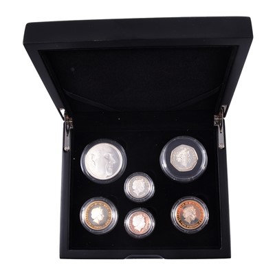 Lot 328 - Royal Mint 2011 UK silver piedfort set.