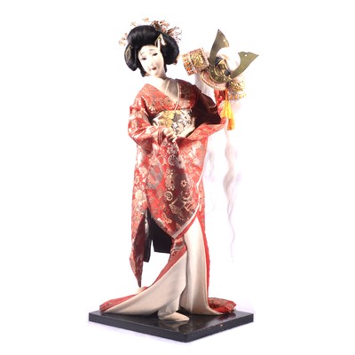 Lot 142 - Japanese Geisha Doll in traditional kimono.