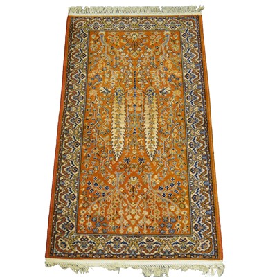 Lot 514 - Two Bokhara rugs and a machine made Tree of Life rug