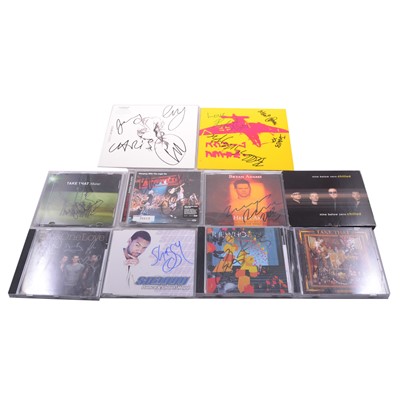 Lot 76 - Pop Memorabilia: collection of signed CD singles, albums, and single vinyl