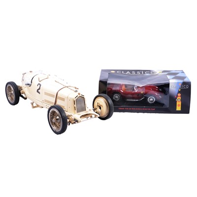 Lot 148 - A Pocher Alfa Romeo 8C 2300 Monza "Muletto" model Kit Car, a Classico Ferrari 1958 model.